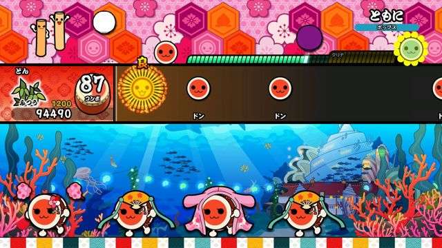 推薦鼓棒老師!只須配合節奏揮動 Joy-Con 控制器,就會自動分別打出『咚』、『喀』! image